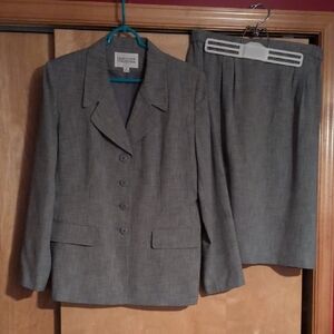 Gray Pant Suit Set